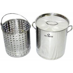 Prime Pacific 36 Qt. Stainless Steel Stock Pot with Lid
