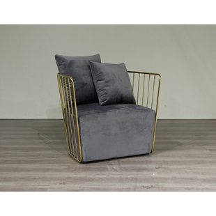 CANORA GREY Freidman Velvet Barrel Chair