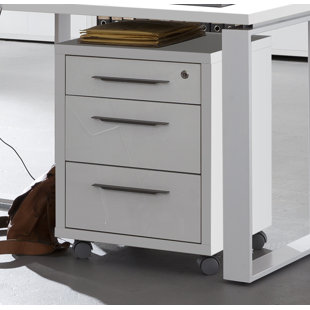 BRAYDEN STUDIO Disegno 49cm Wide 3 -Drawer Mobile File Cabinet