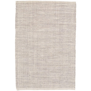 DASH AND ALBERT RUGS Marled Grey Handwoven Cotton Rug