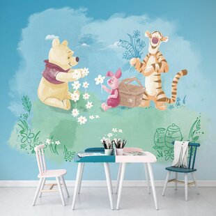 DISNEY Winnie the Pooh Picnic 2.8m x 3m Wall Mural