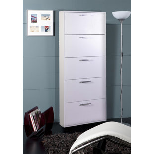 BRAYDEN STUDIO Facile 15 Pair Shoe Storage Cabinet