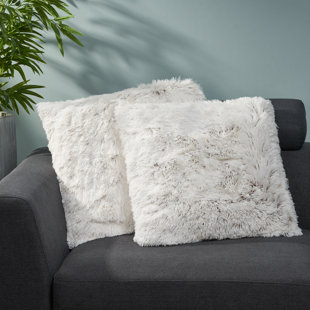 LE POUF Hester Faux Fur Pillow Cover (Set of 2)