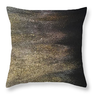 MOTLEY EYE Abstract Reversible Throw Pillow