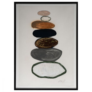 RFA DECOR Robert Robinson Pondering Zen 2 Framed On Paper by Robert Robinson Print