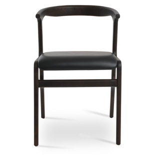 SOHOCONCEPT Morelato Faux Leather Upholstered Side Chair