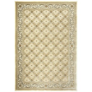 FLEUR DE LIS LIVING Bailee Viscose Cream Rug