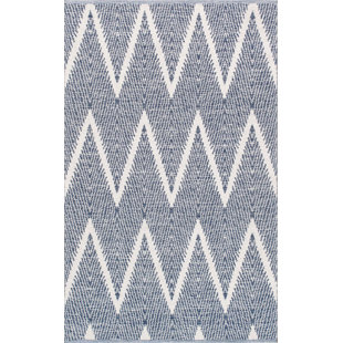 PASARGAD Simplicity Flatweave Cotton Chevron Rug