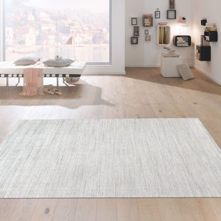 PASARGAD Slate Viscose Abstract Indoor Rug