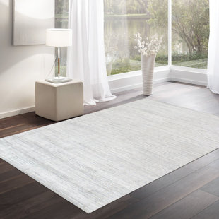 PASARGAD Slate Viscose Abstract Rug