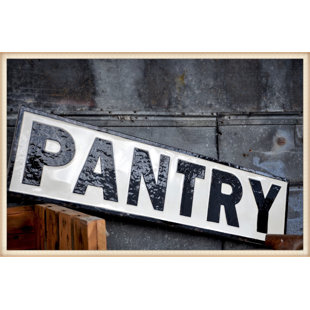 PEACOCK PARK DESIGN Gloss Pantry Sign