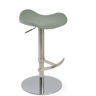 SOHOCONCEPT Falcon Piston Adjustable Height Swivel Bar Stool