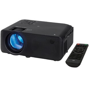 GPX Home Theater Projector 7000 Lumens Portable Projector with Remote Included