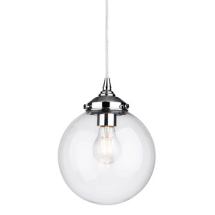 AUGUST GROVE Rosaline 1 - Light Chrome Sphere Pendant