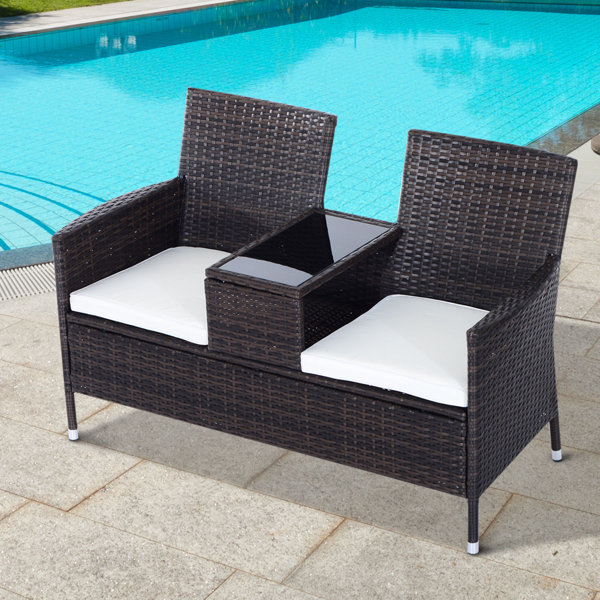 seidel rattan love seat