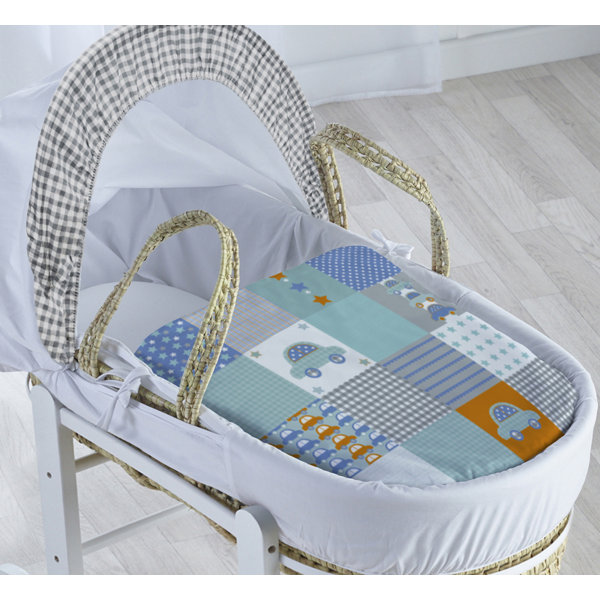 moses basket quilt set