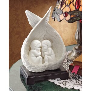 Mulholland Bonded Marble Precious Slumber Baby Angel Figurine