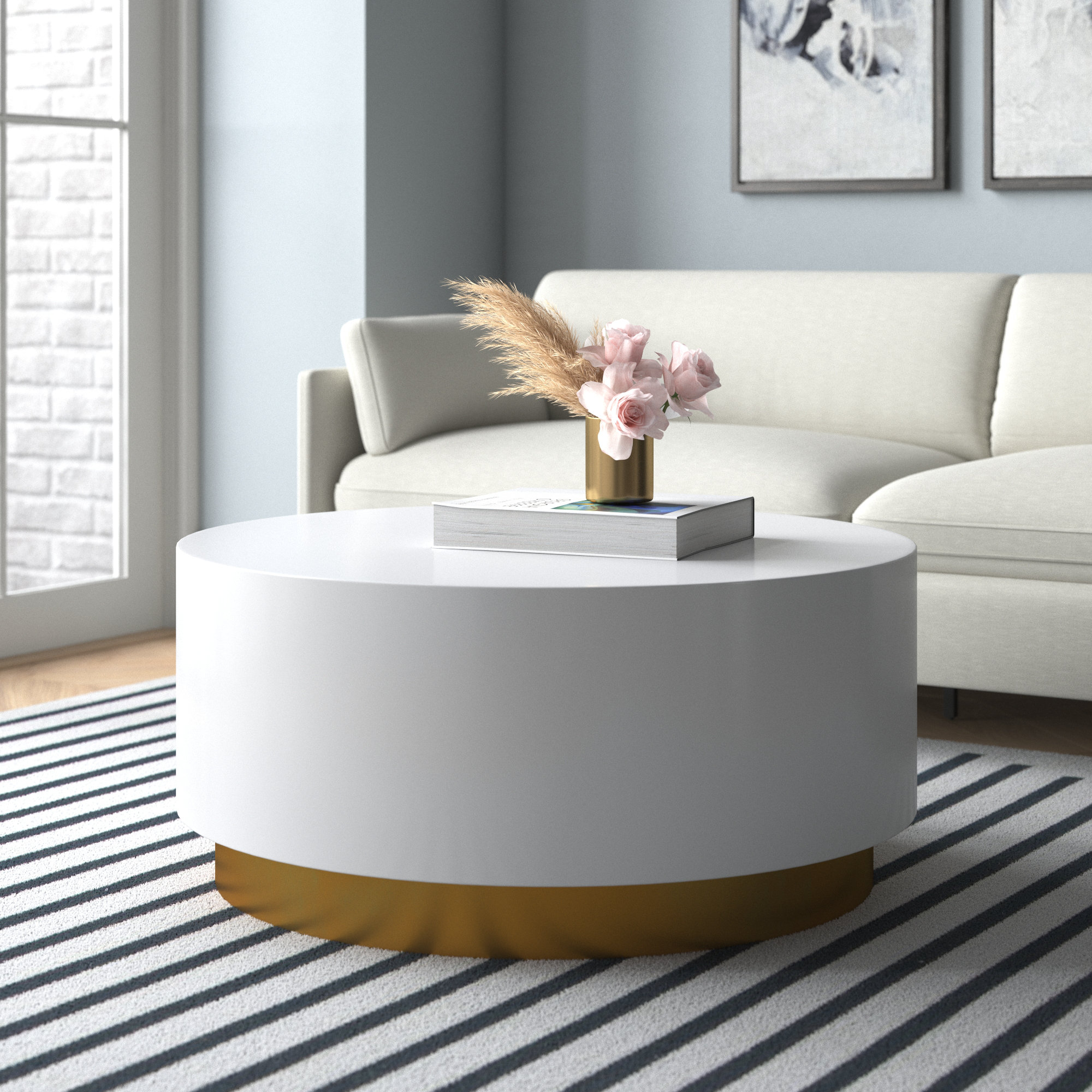 Drum White Coffee Tables You Ll Love In 2021 Wayfair