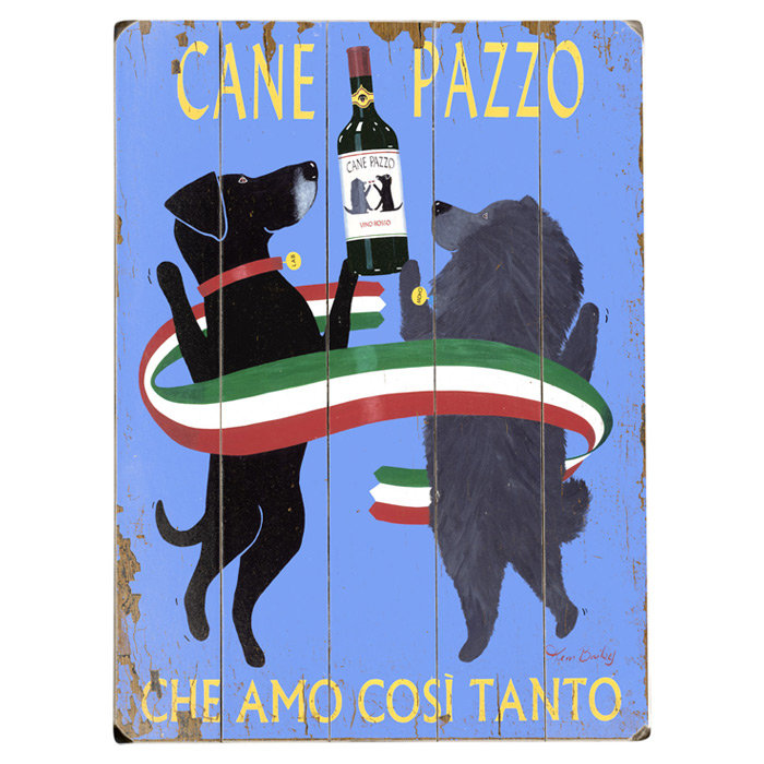 Artehouse Llc Cane Pazzo Graphic Art Print Multi Piece Image On Wood Wayfair