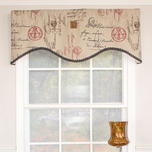 Epistolary Vintage Cornice Curtain Valance