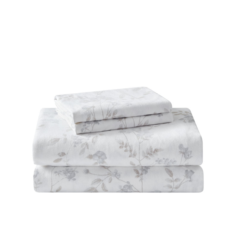Laura Ashley Fawna Floral 100 Cotton Flannel Sheet Set Reviews Wayfair Get the best deals on laura ashley bedding sheet. fawna floral 100 cotton flannel sheet set