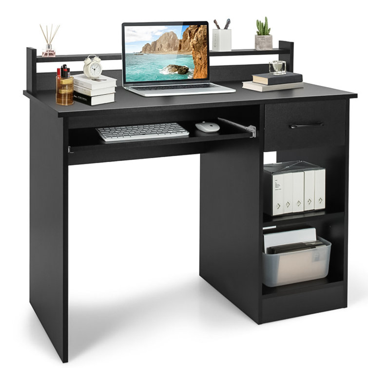 wayfair black computer desk