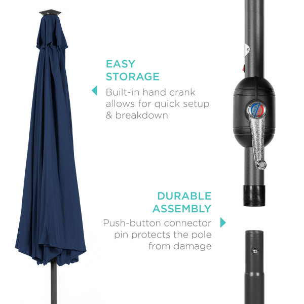 best choice products solar umbrella instructions