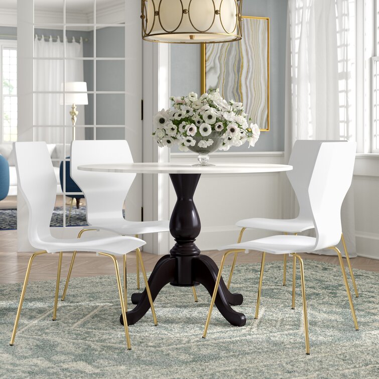 gold 5 piece dining set