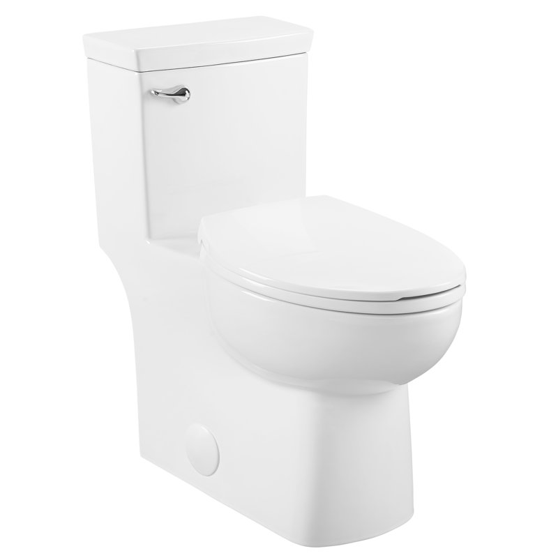 Swiss Madison Classe 1 28 Gpf Water Efficient Elongated One Piece Toilet Seat Included Reviews Wayfair