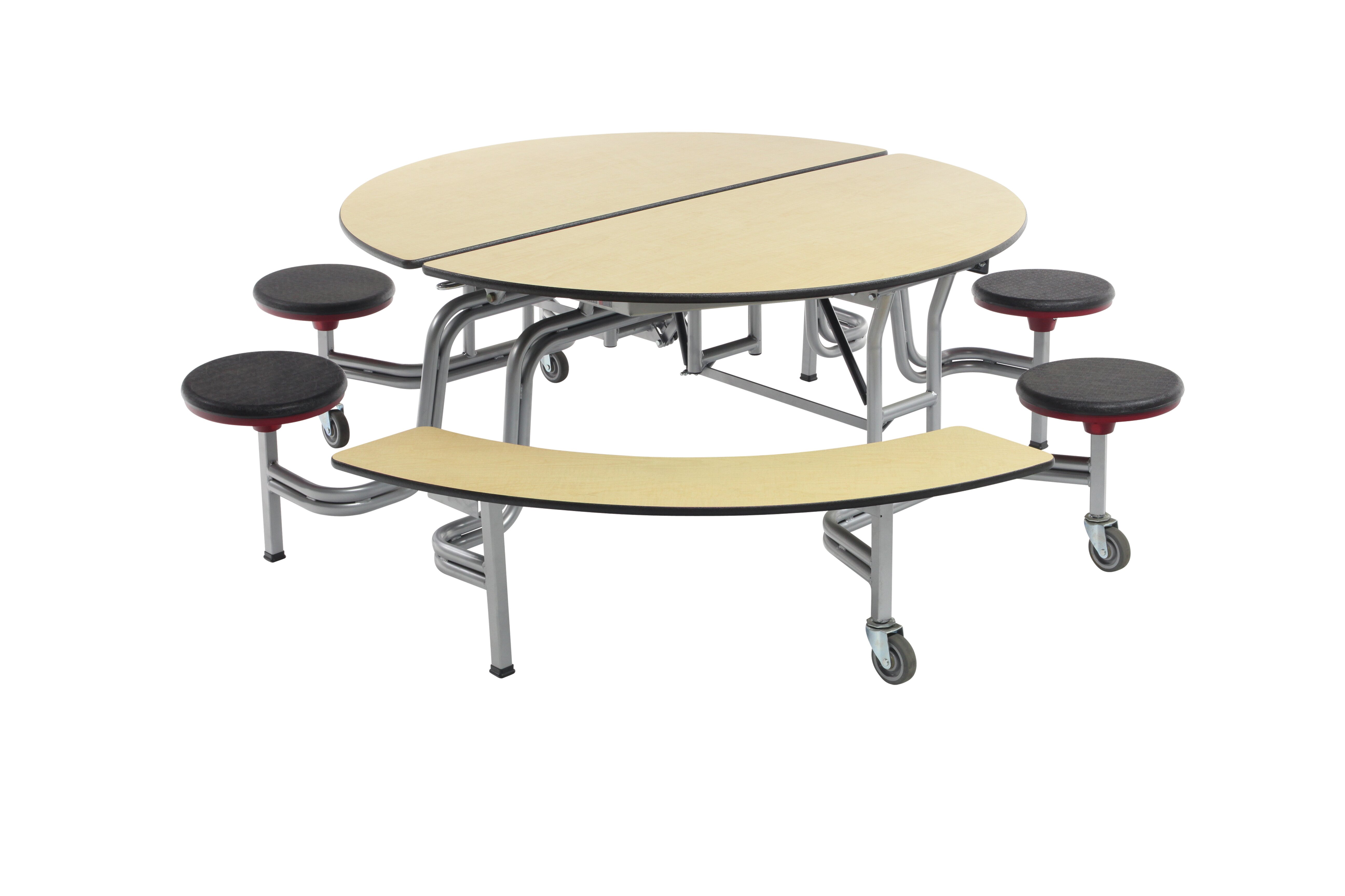 Amtab Manufacturing Corporation Mobile 86 Circular Cafeteria Table Wayfair