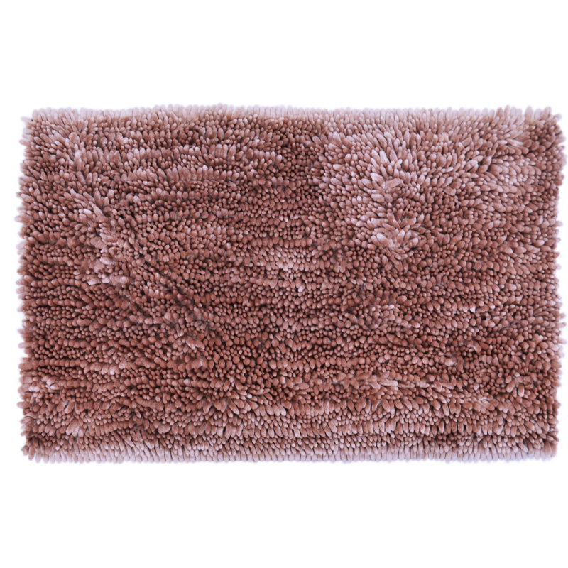 Emerillagasse Radiance Chenille Noodle Rectangle Non Slip Piece Bath Rug Set Reviews Wayfair