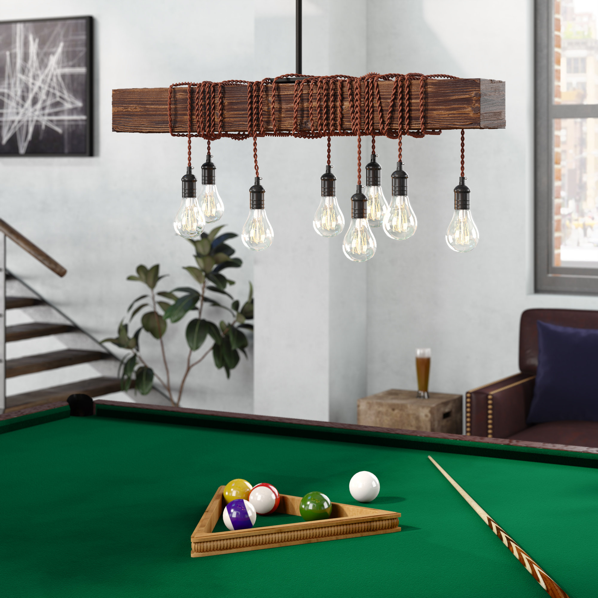 snooker pendant light