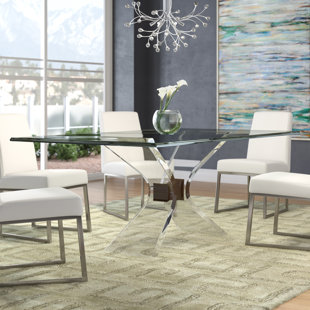 Plastic Acrylic Kitchen Dining Tables You Ll Love Wayfair Victor Dining Table