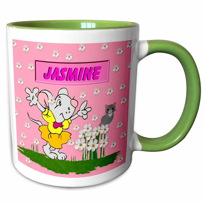 East Urban Home Attridge Jasmine Decorative Name Specific Children Art Coffee Mug Wayfair Purchase a colorful coffee mug from zazzle! wayfair
