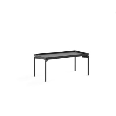 BDI Radius Rectangular Coffee Table  Color: Charcoal Stained Ash