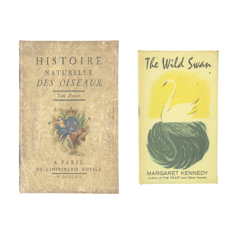 One Allium Way 2 Piece Mackey Reproduction Decorative Book Set