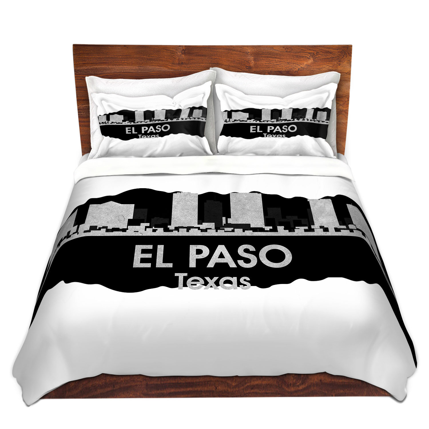 East Urban Home City Iv El Paso Texas Duvet Cover Set Wayfair