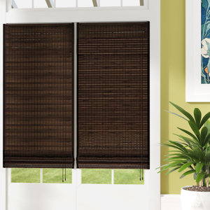 Chocolate Roman Shade