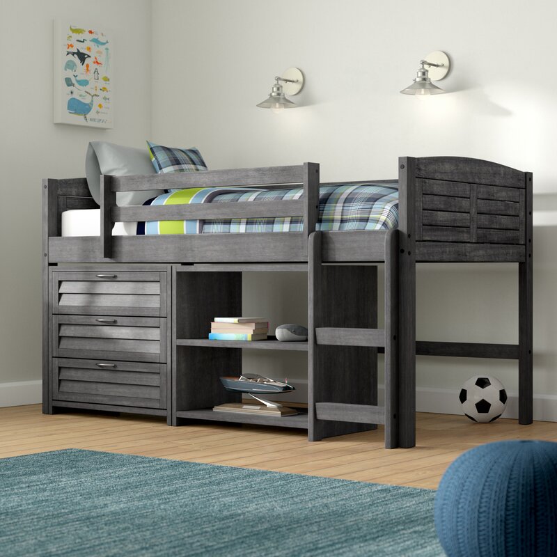 low loft beds for adults