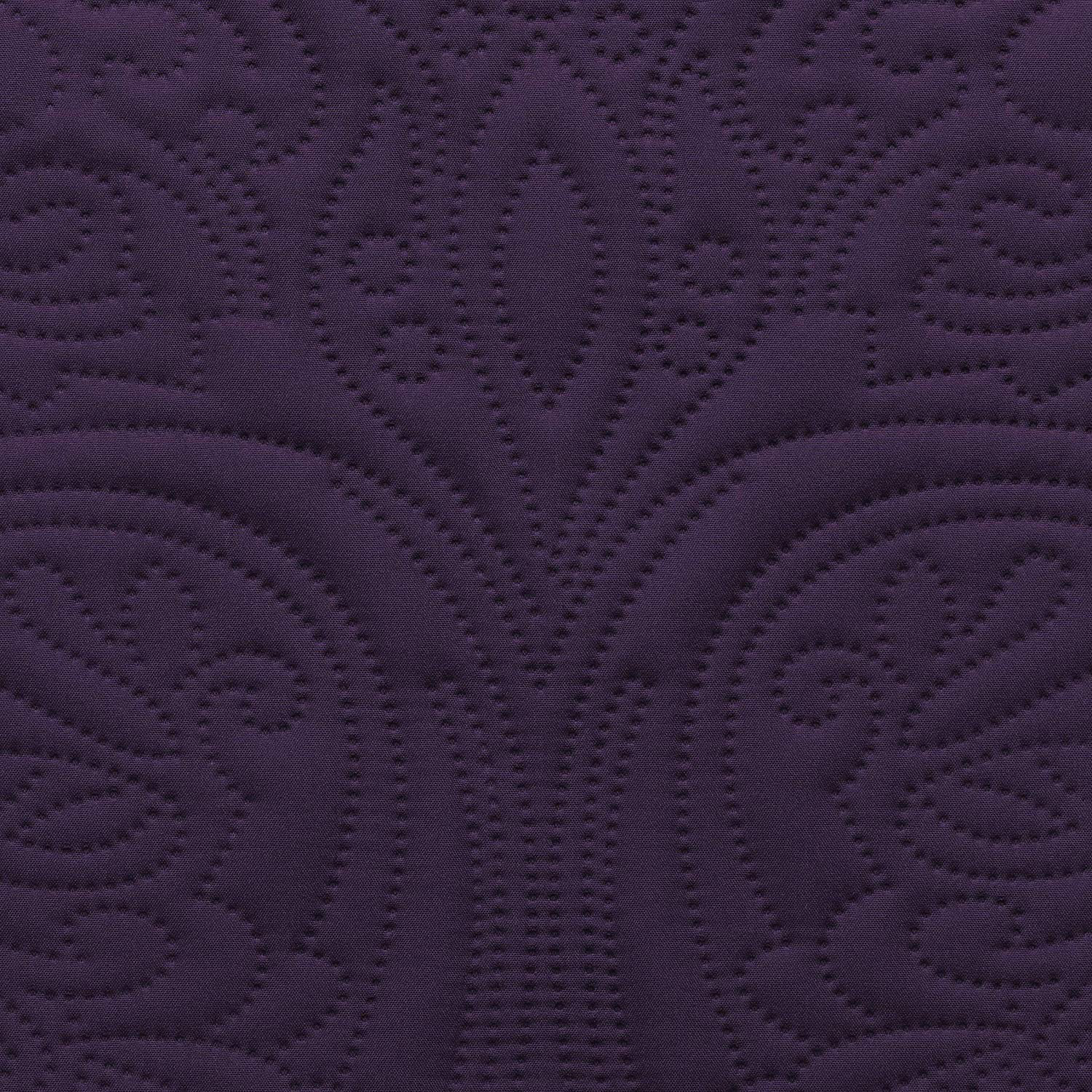 Full//Queen 3pc Oversized Luxury Bedspread Coverlet Set Solid Lavender