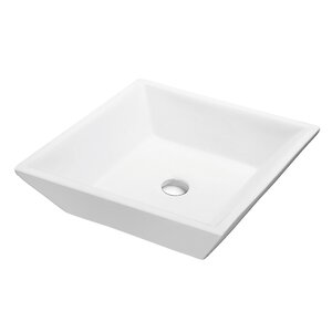 Ceramic Square Vesselu00a0Bathroomu00a0Sink