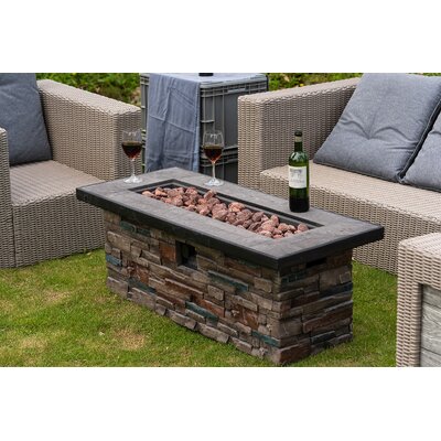 lawson aluminum propane fire pit table