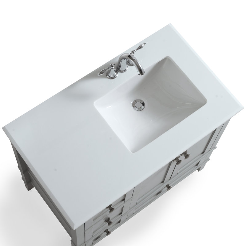 Winston Porter Grassmere Right Offset 37 Single Bathroom Vanity Set Reviews Wayfair