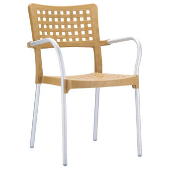 Heller Bellini Stacking Patio Dining Chair Reviews Wayfair