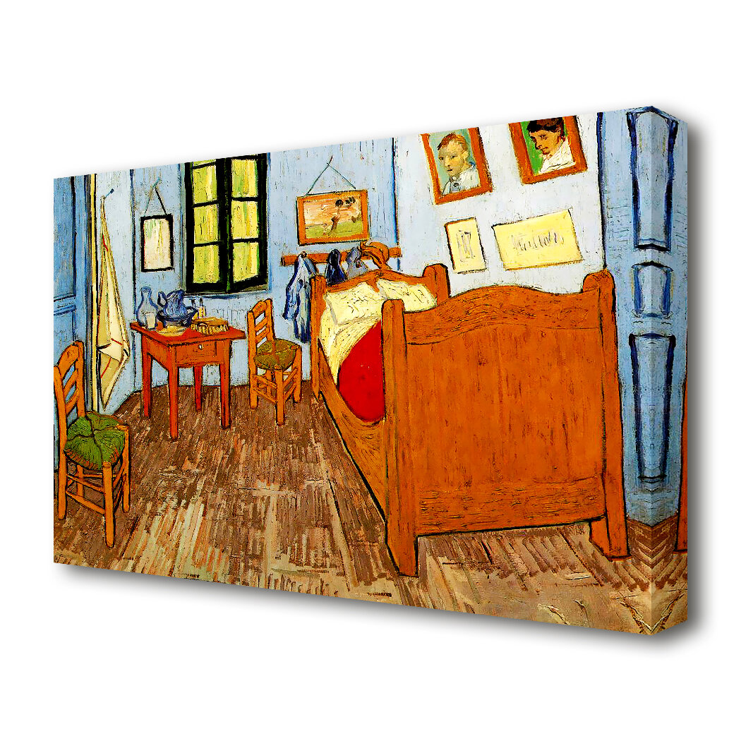 Bedroom By Vincent Van Gogh Oil Painting Print On Wrapped Canvas