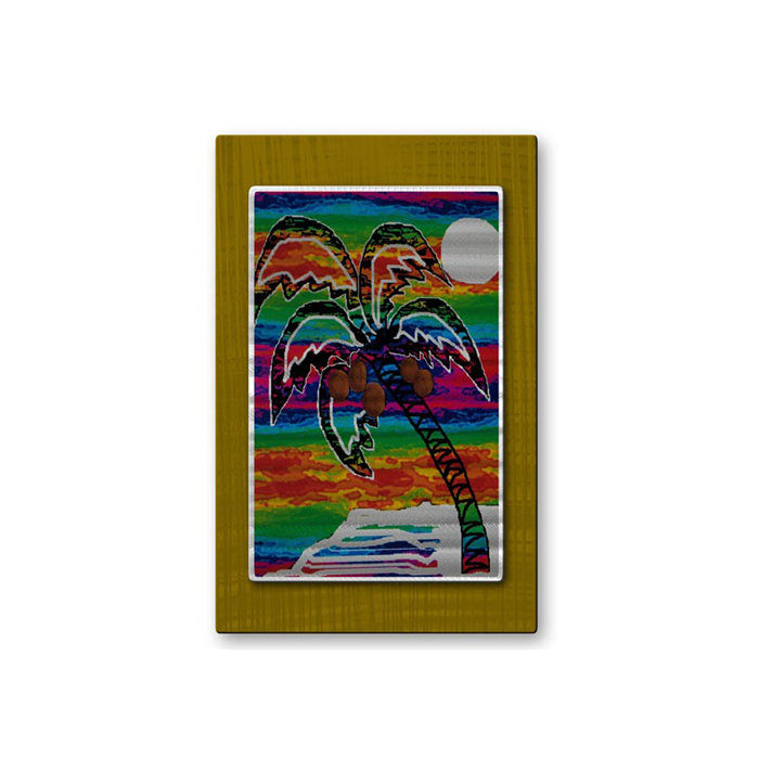 All My Walls Coconut Island By Darlene Navor Painting Print
