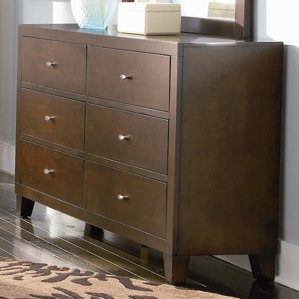 Celina 6 Drawer Double Dresser by Charlton Home