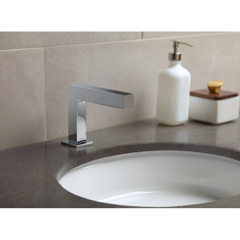 Toto Axiom Ecopower Electronic Touchless Sensor Single Hole Bathroom Faucet Wayfair Toto Axiom Ecopower Electronic Touchless Sensor Single Hole Bathroom Faucet Wayfair