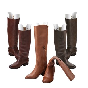 3 Pairs White Inflatable Shoes Stretcher Knee Calf Boots Shaper 