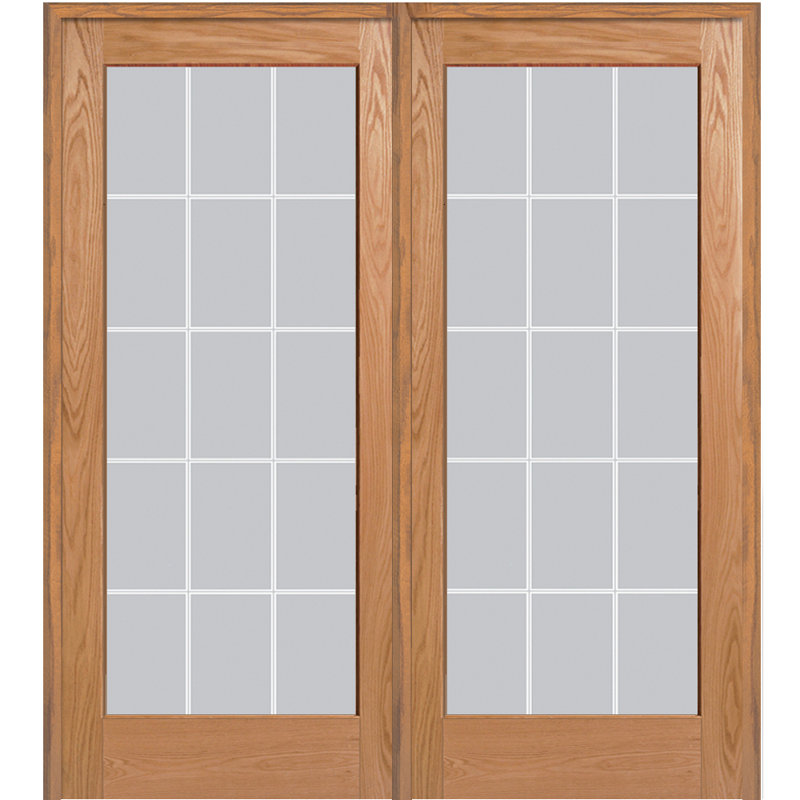 Verona Home Design Glass French Doors With Installation Hardware